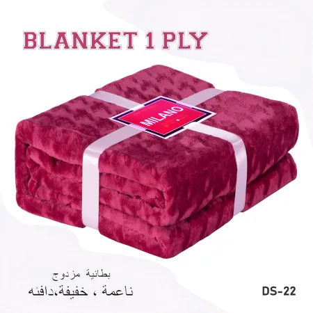 Milanobedlinen Blanket Velvet Single Ply 3